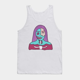 Pop Art Zombie Girl Tank Top